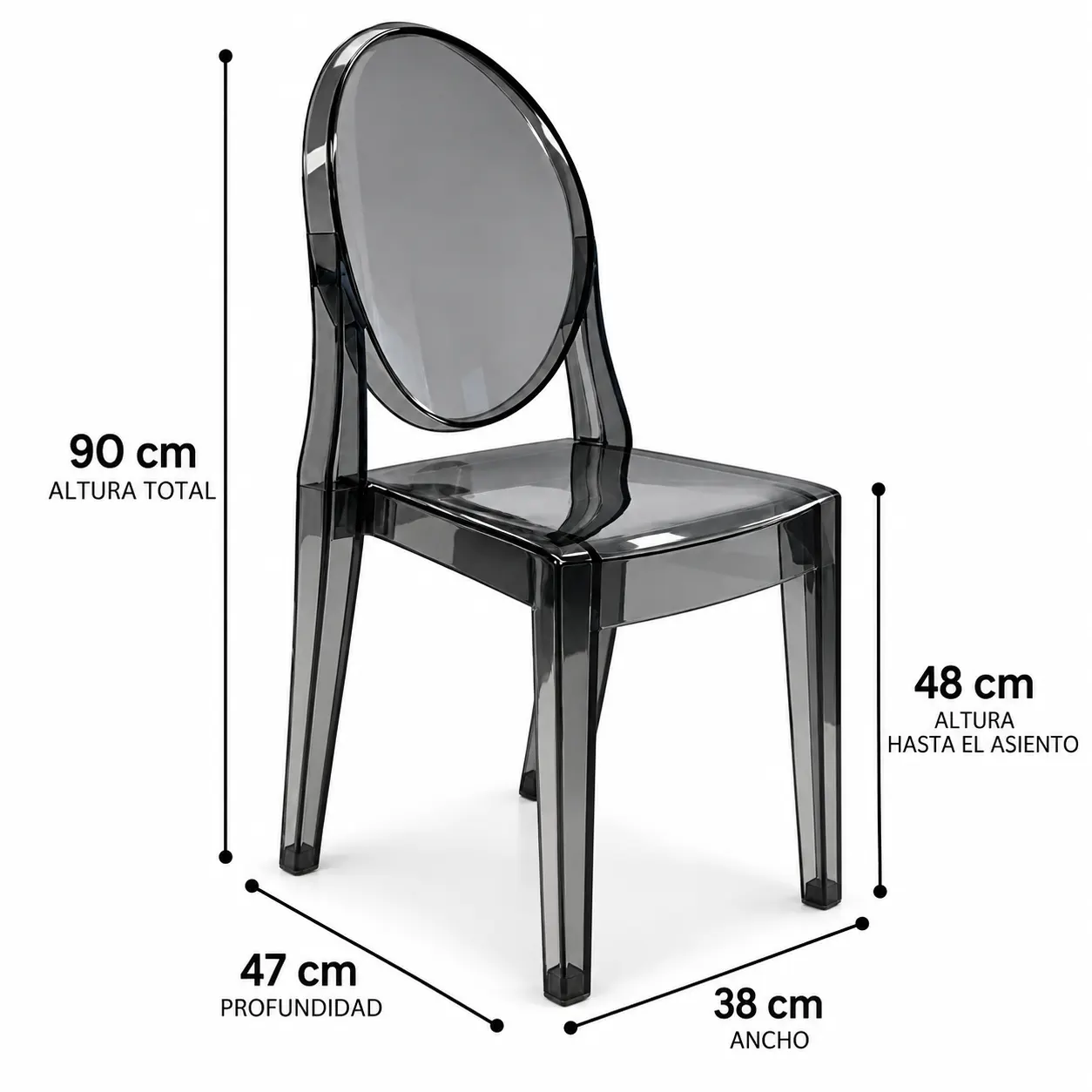 Silla Ghost Smoke - Imagen 5